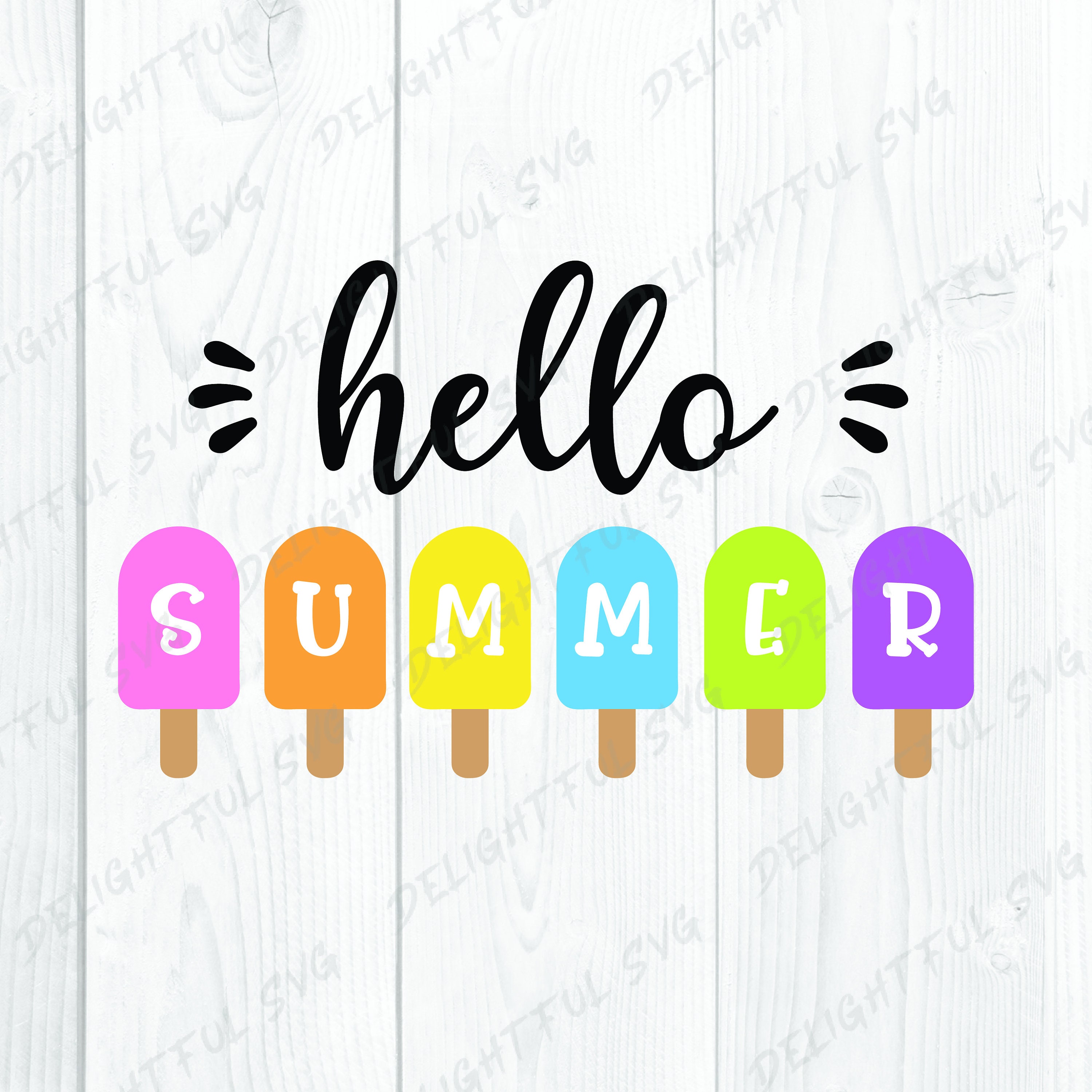 Download Hello summer svg happy Summer SVG popsicle svg Summer | Etsy