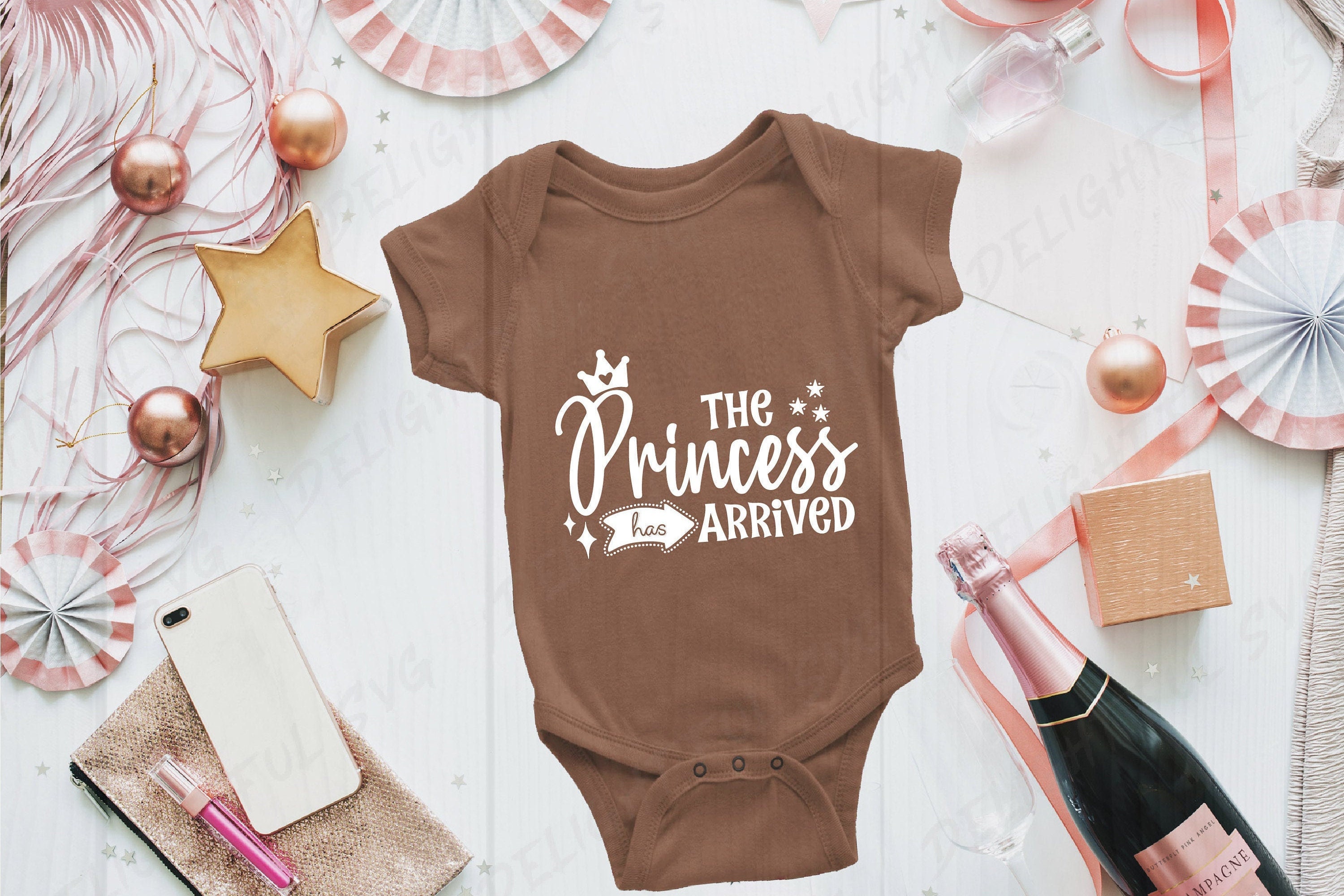 The Princess Has Arrived SVG, Baby Shower Svg, Baby Girl SVG ...