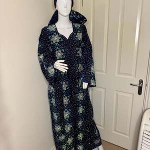 Handmade Ankara A-Line Gown: Rhinestone African Maxi Dress with Headwrap