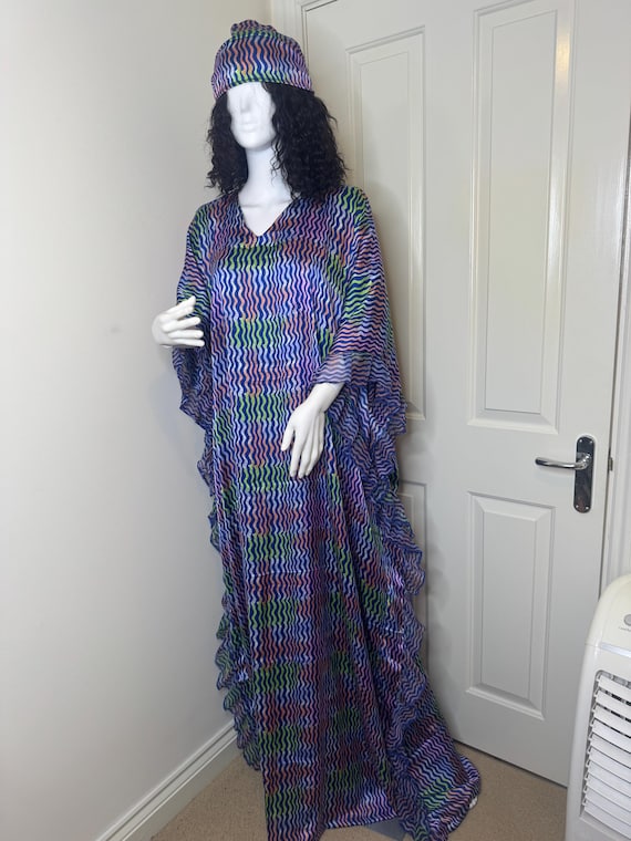 sachin and babi light blue dress Shewhat Design Ethiopian And Eritrean Chiffon Dress New/ 