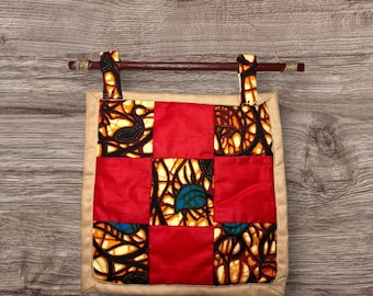 Mini/Full 9-Patch Quilt | Traditional Patchwork Design | Handmade Textile