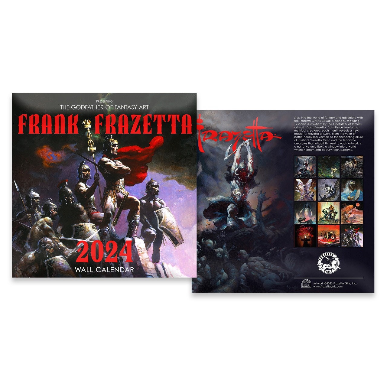 Frank Frazetta 2024 Wall Calendar regular Edition Etsy
