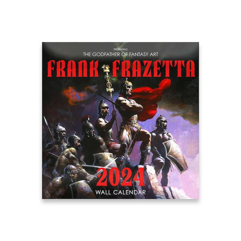Frank Frazetta 2024 Wall Calendar regular Edition Etsy