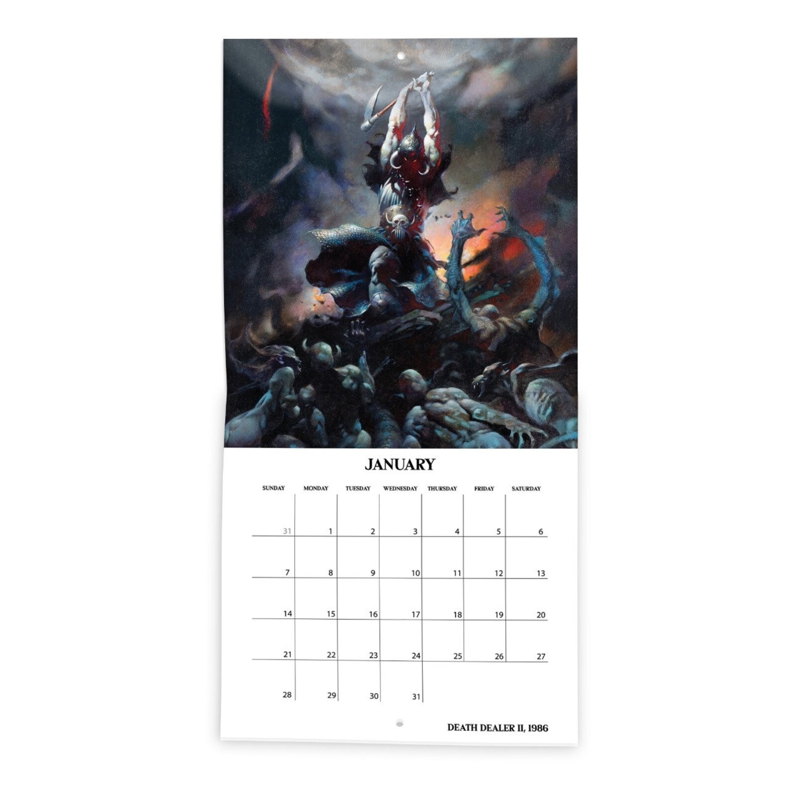 Frank Frazetta 2024 Wall Calendar limited Collectors Edition Etsy