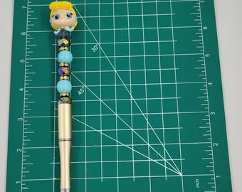 Disney's Cinderella Beaded Pen Writes Black