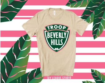 Troop Beverly Hills T Shirt Phyllis Nefler 80s movies we don\u2019t need patches