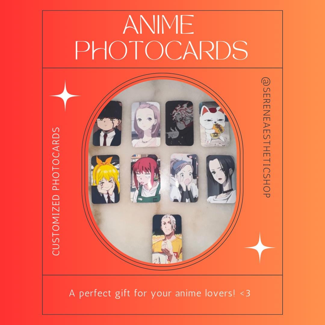 Custom Anime Photocards - Etsy UK