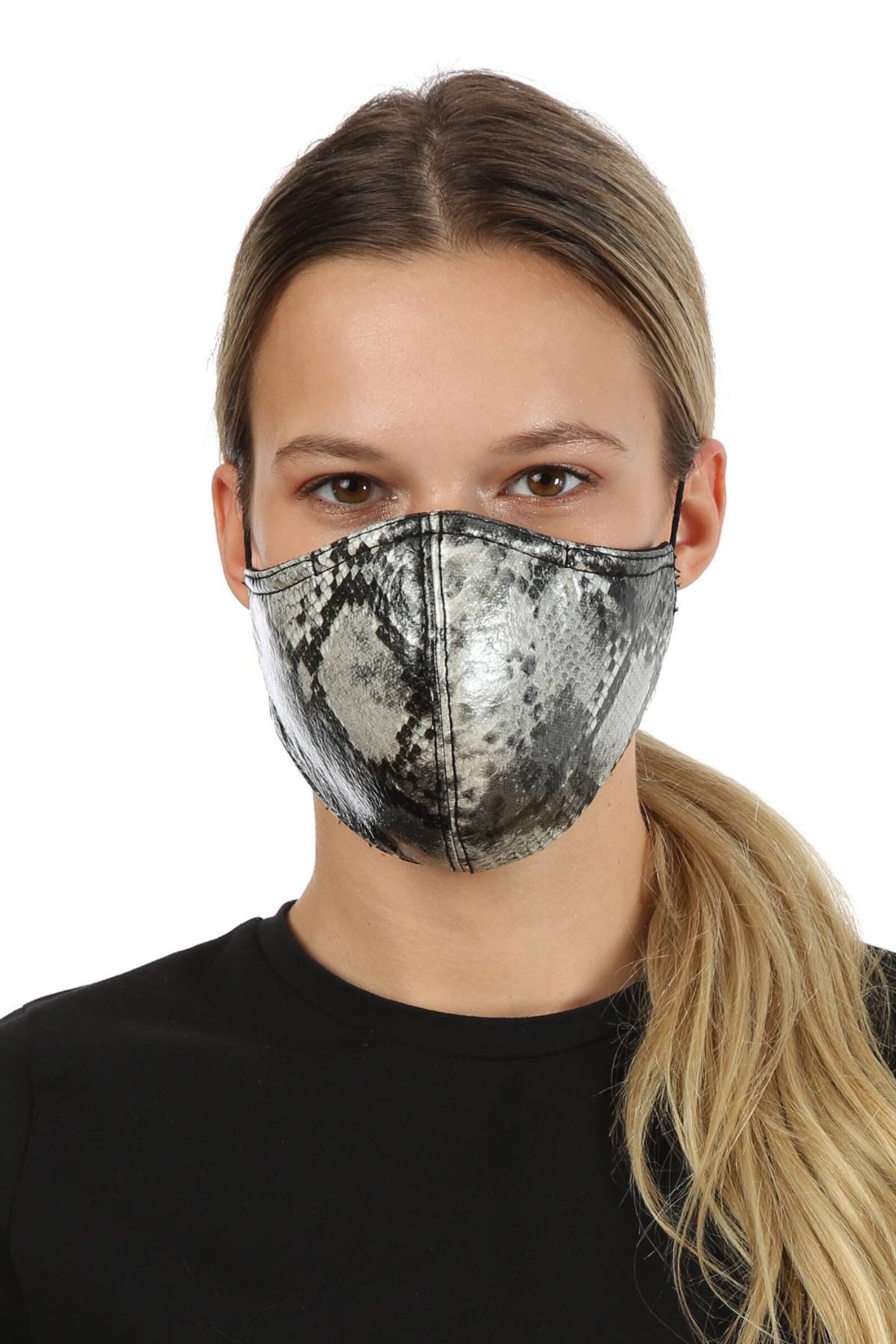 Premium Luxe Faux Leather Mask 4 Layer Nose Wire Inside 100 Etsy