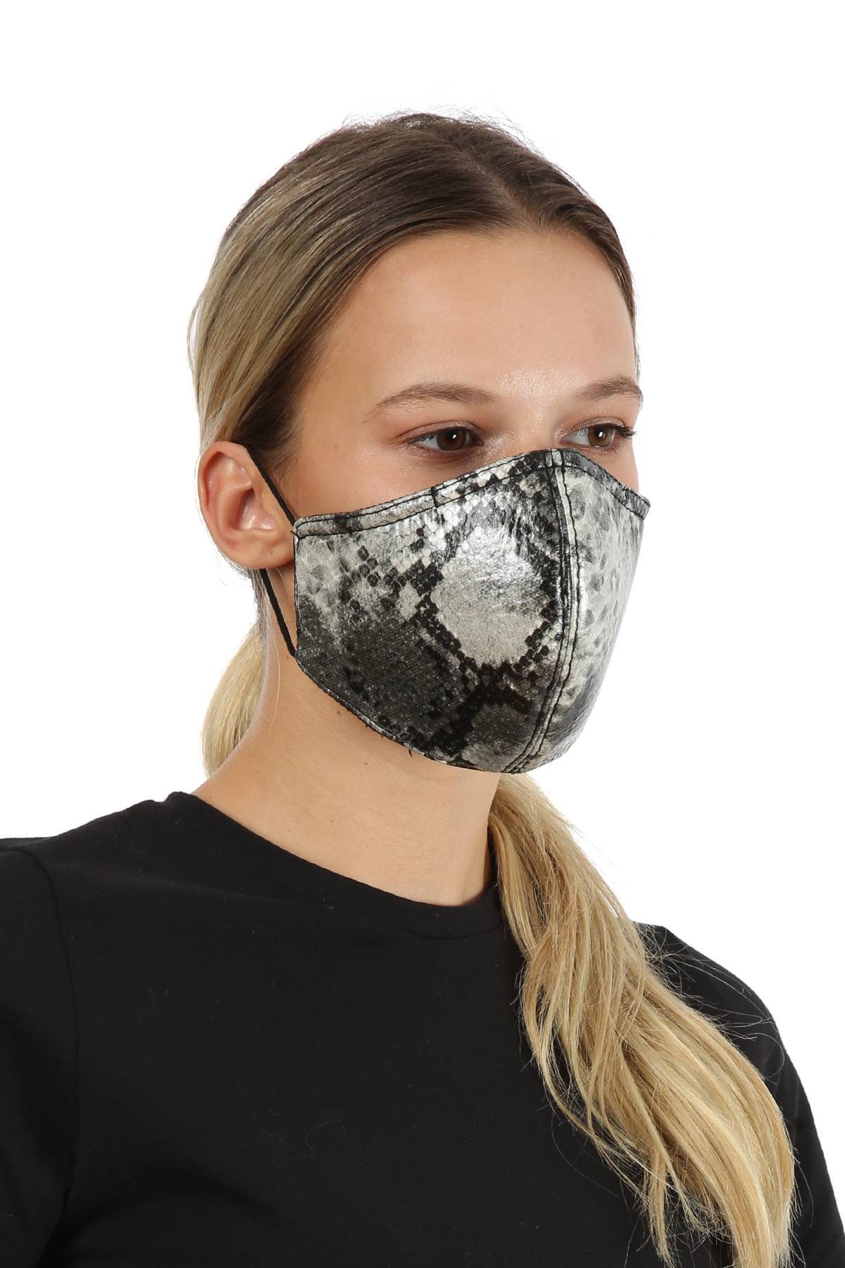 Premium Luxe Faux Leather Mask 4 Layer Nose Wire Inside 100 Etsy