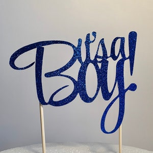 It's a Boy, gender reveal cake topper