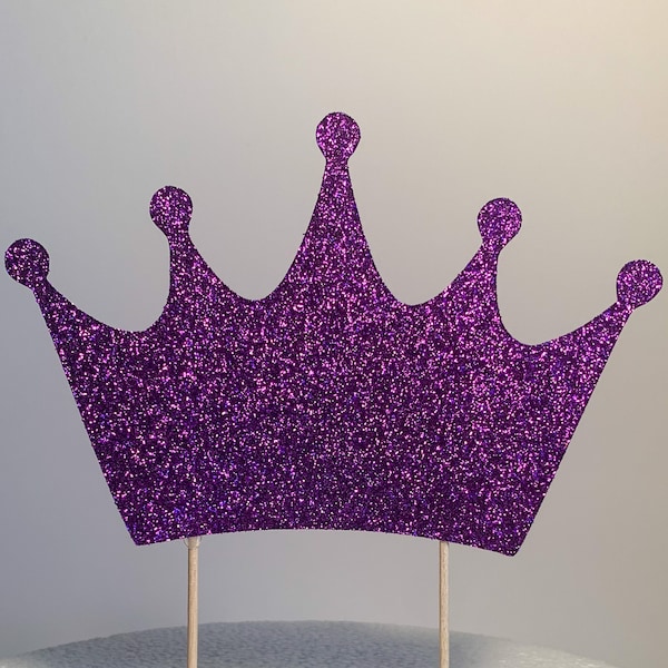King Crown Birthday Cake Topper Etsy