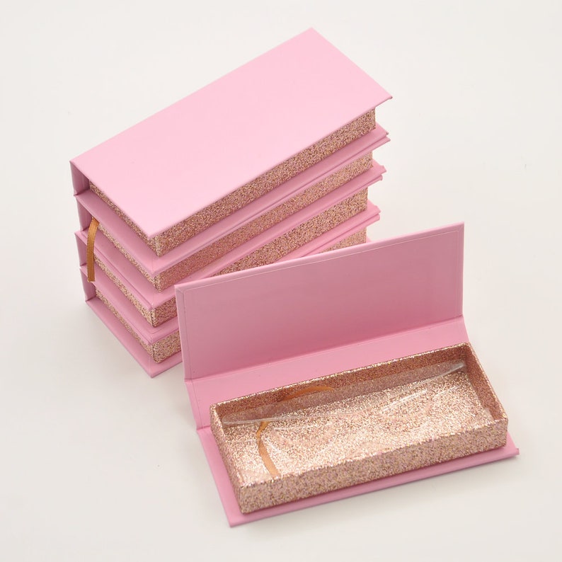 Wholesale Lash Cases 10pc for Mink Eyelash Line Open Window Etsy