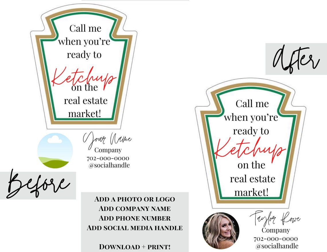 Pop by Gift Tag, Realtor Labor Day Pop by Tag, Real Estate Marketing