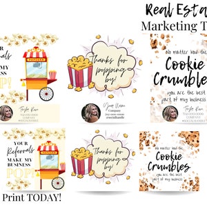 Pop By Gift Tag BUNDLE! Top 3 Sellers! Digital Gift Tags, Realtor Marketing, Realtor Branding, Open House Marketing