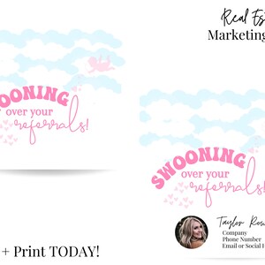 Pop By Gift Tag, Valentines Day Pop By, Real Estate Printable Tag, Real Estate Marketing, Open House Marketing, Happy Valentines Day!
