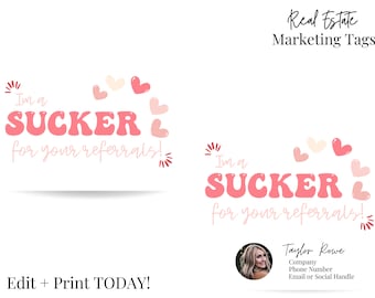 Etykieta upominkowa Wpadnij, Wpadnij na Walentynki, Etykieta do wydrukowania w branży nieruchomości, Marketing nieruchomości, Marketing dni otwartych, Wesołych Walentynek!