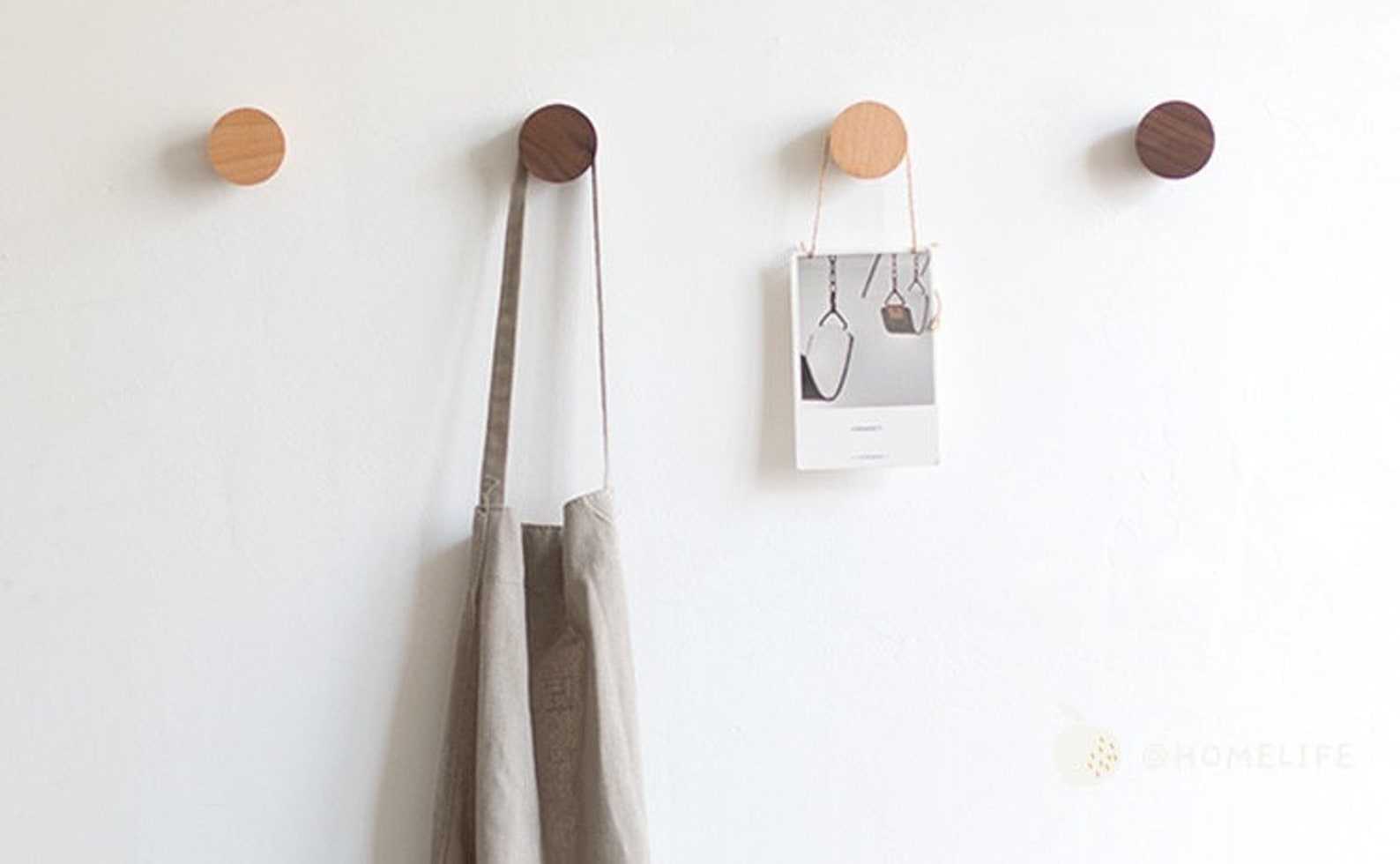 Nordic Wooden Wall Hook Screwless Entryway Wall Organiser Etsy Australia