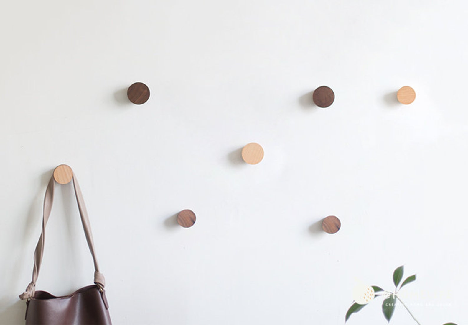 Nordic Wooden Wall Hook Screwless Entryway Wall Organiser Etsy Australia