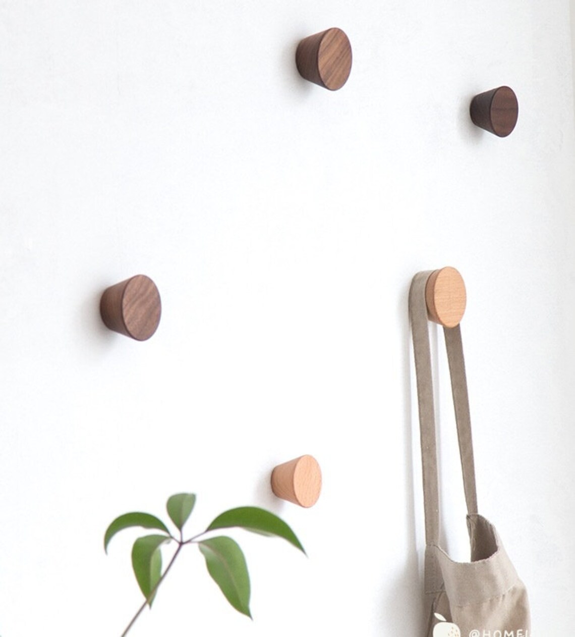 Nordic Wooden Wall Hook Screwless Entryway Wall Organiser Etsy Australia