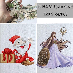 120 Piece puzzle. Personalized with photos, customizable image 1