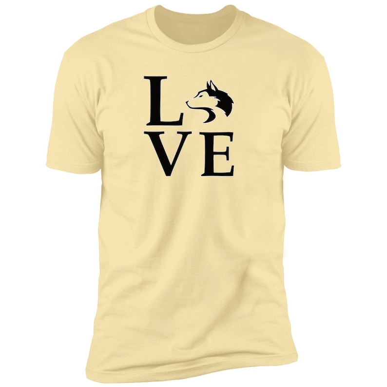 I love my pet LOVE Siberian Husky - Siberian Husky Lover shirt Unisex Z61 Premium Short Sleeve T-Shirt I love my dog tee
