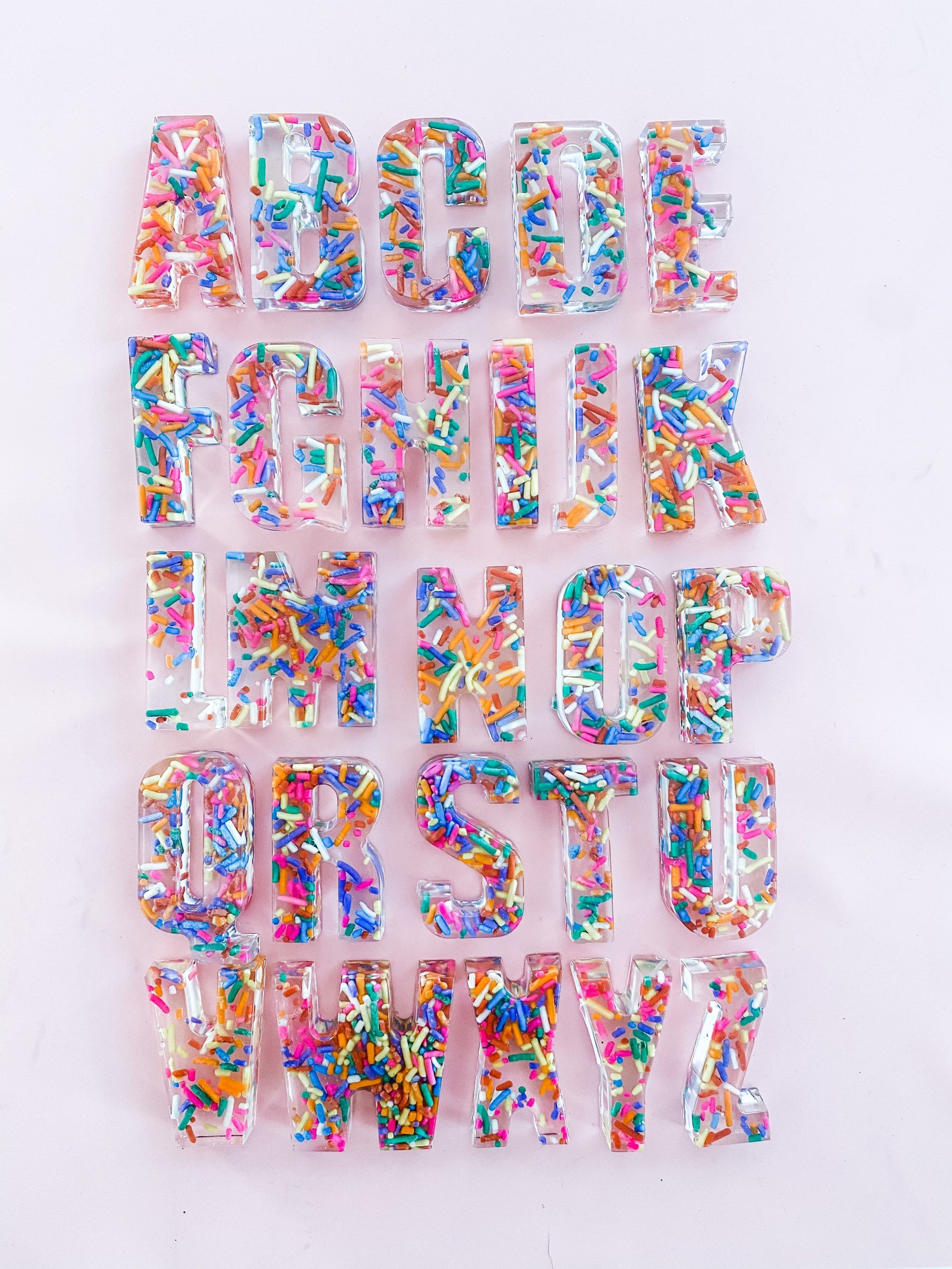 Sprinkle Letters Sensory Letters Birthday Letters Gift | Etsy