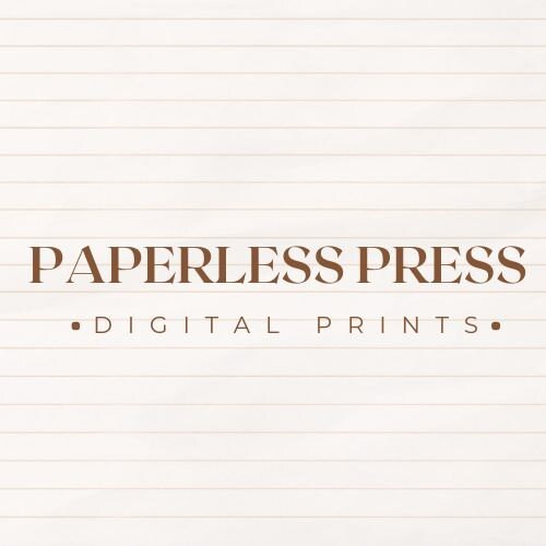 PaperlessPressIRL - Etsy
