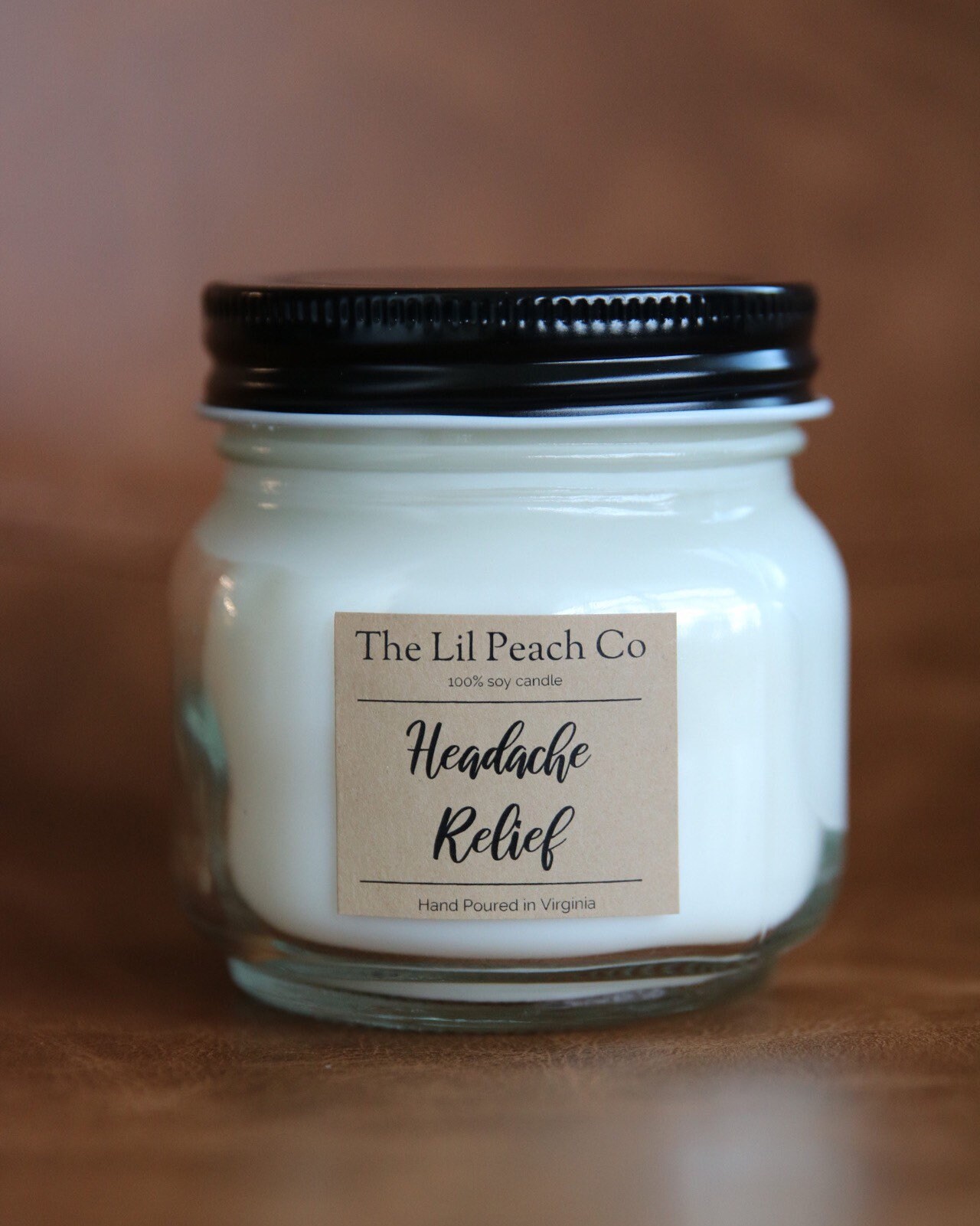 Headache Relief Soy Candle peppermint lavender and Etsy
