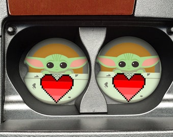 Baby Yoda (Grogu) 2-pk Ceramic Car coasters