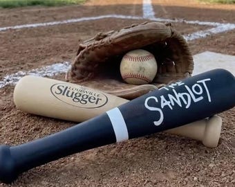 The SandLot Remote Holder Bat | Baseball Fan Gift | No More Lost Remotes | Unique Home Decor & Organizer | 5 Versions Available