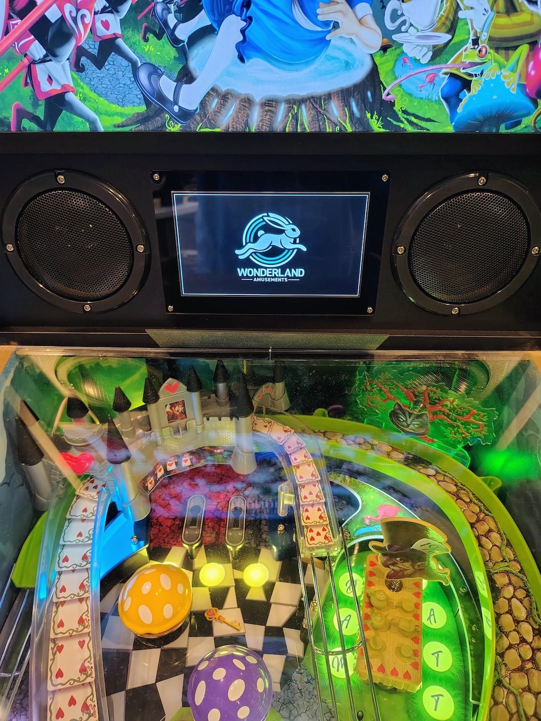 Wonderland Pinball Alice Goes to Wonderland Playfield Accessories Mods ...