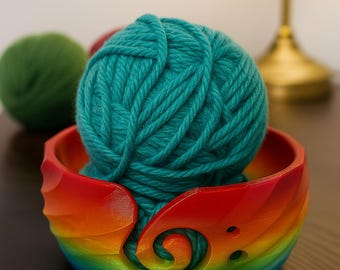 Weighted Yarn Bowl: Knitting & Crochet - Tangle-Free Design