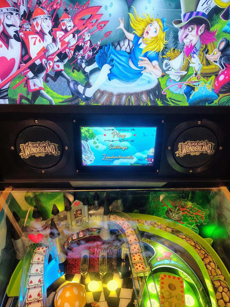 6 Wonderland Pinball Alice Goes to Wonderland Speaker Mods 3D Printed ...