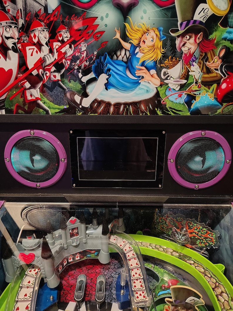 6 Wonderland Pinball Alice Goes to Wonderland Speaker Mods 3D Printed ...