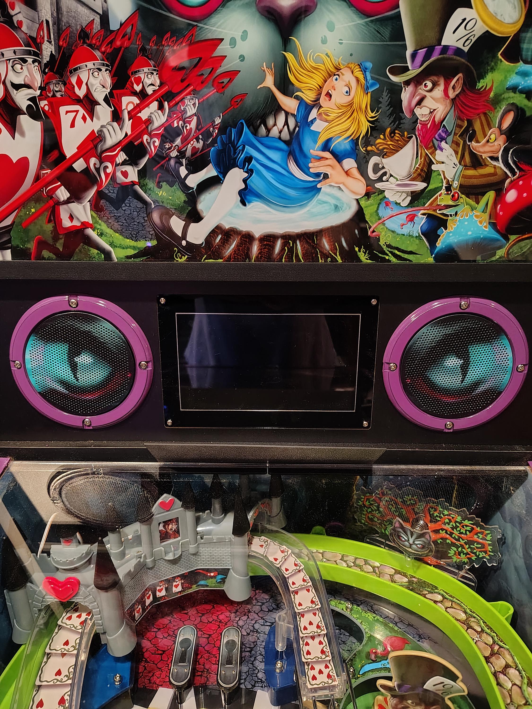 6 Wonderland Pinball Alice Goes to Wonderland Speaker Mods 3D