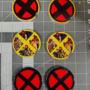 X-Men Logo 2-pk Ceramic Car coasters