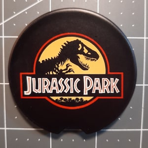 Jurassic Park Logo 2-pk Ceramic Car coasters