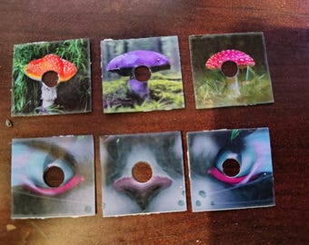 AGTW Pinball (3) Target Stickers, Laminated Vinyl, 2 Patterns, Gaming Decor