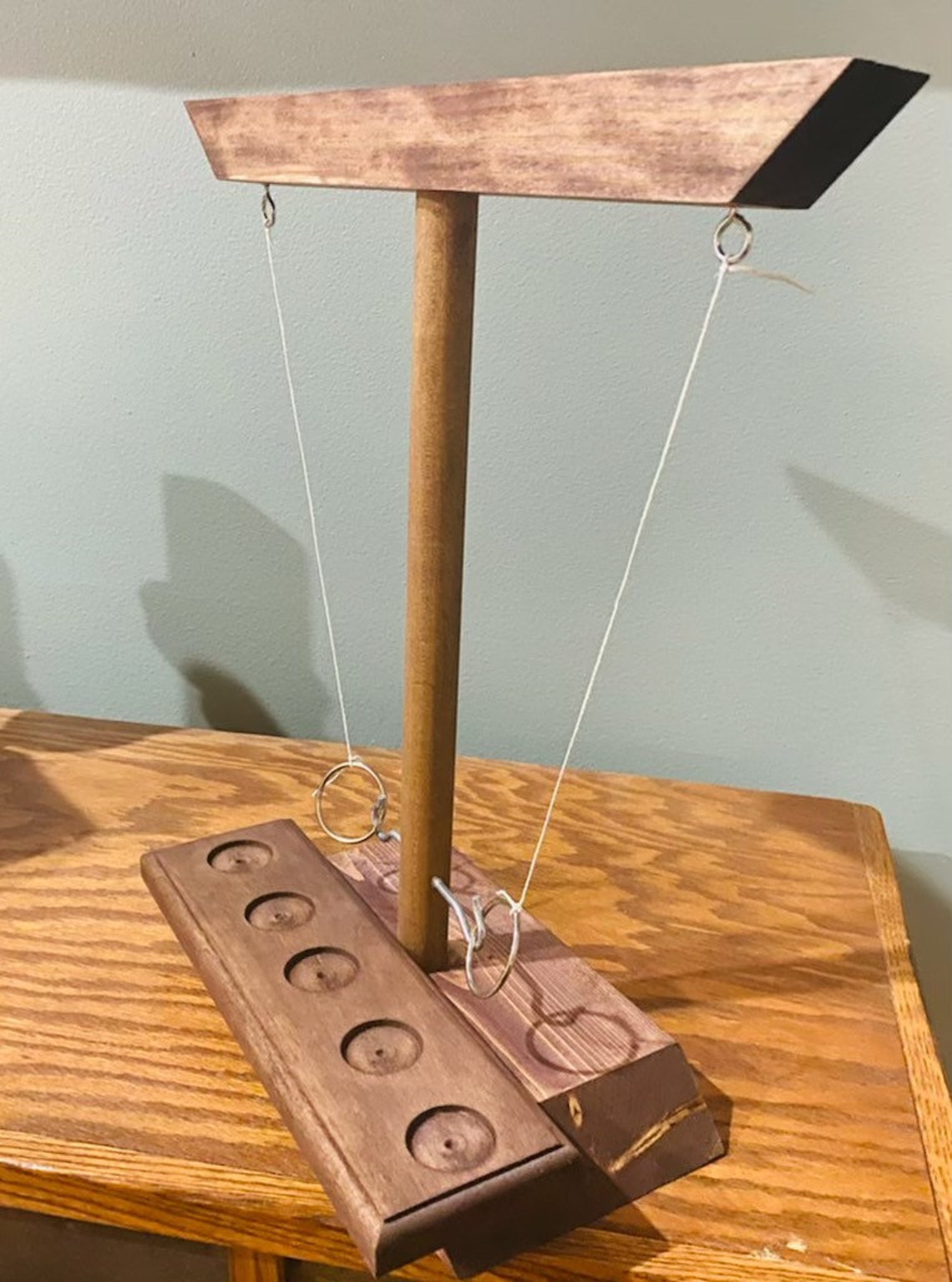 Hook and Ring Game/Bimini/Ring the Bull/Tabletop Ring Toss/Bar Etsy