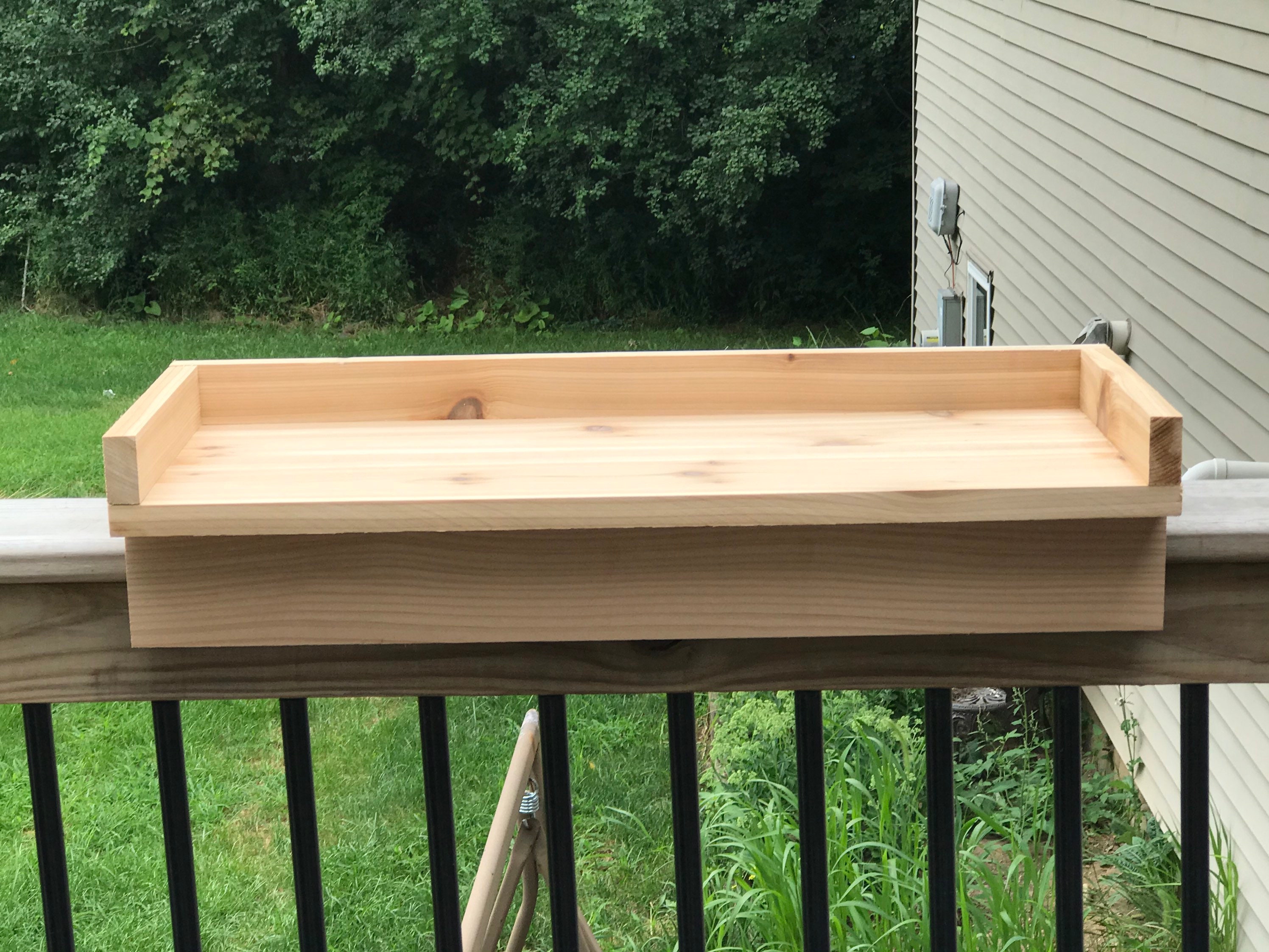 Deck Railing Table/grill Accessories/bbq/deck Etsy