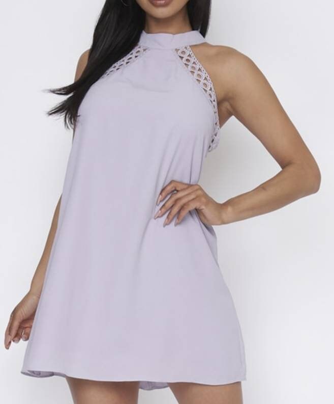 lilac halter top
