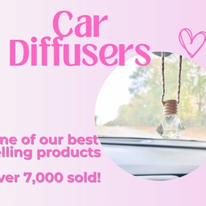 Hanging Car Diffusers, Gift for New Drivers, New Car Gift, Clean Car, Car Freshener, Room diffuser