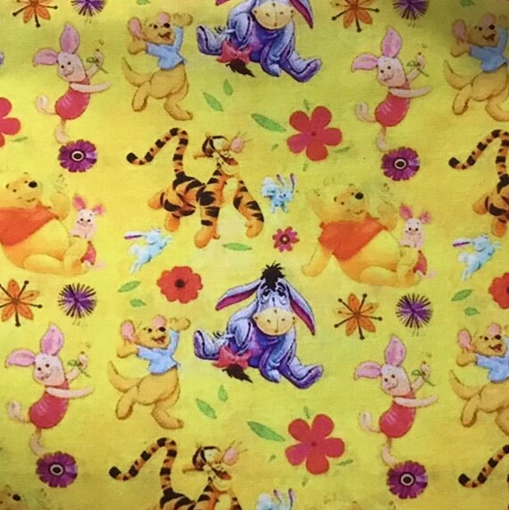 Winnie the Pooh Scrub Cap With Ties 