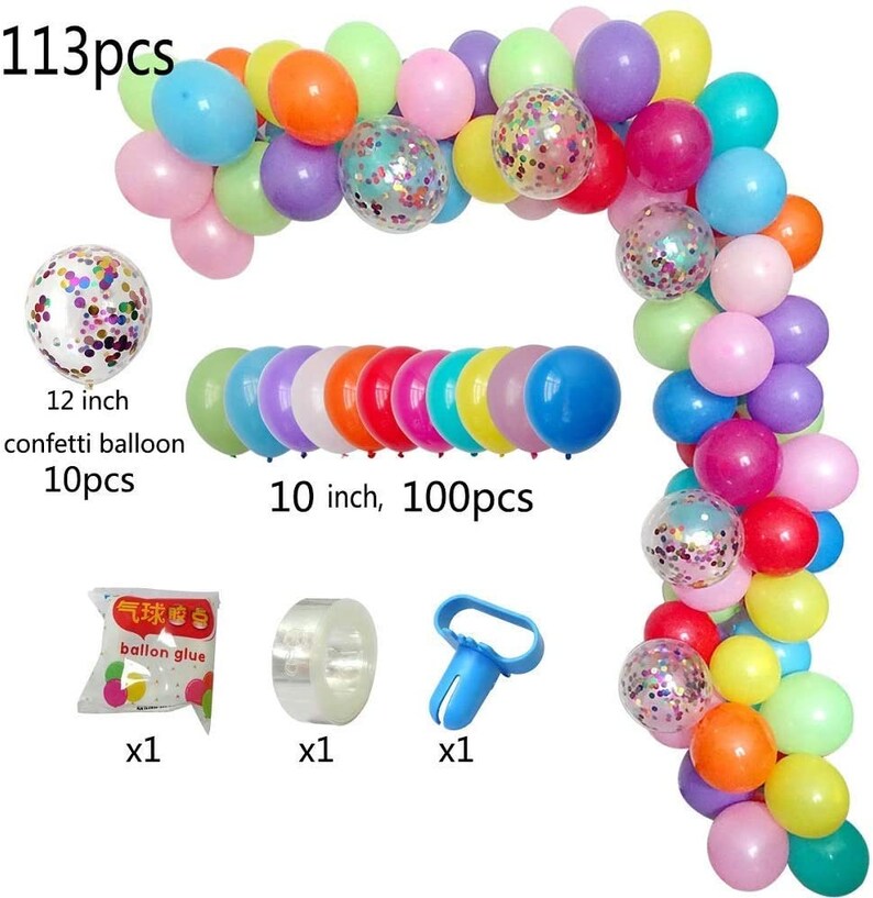 Create Your Own Colorful Balloon Garland ArchDIY Balloon Garland Arch KitChoose Your Own Color Balloon Garland