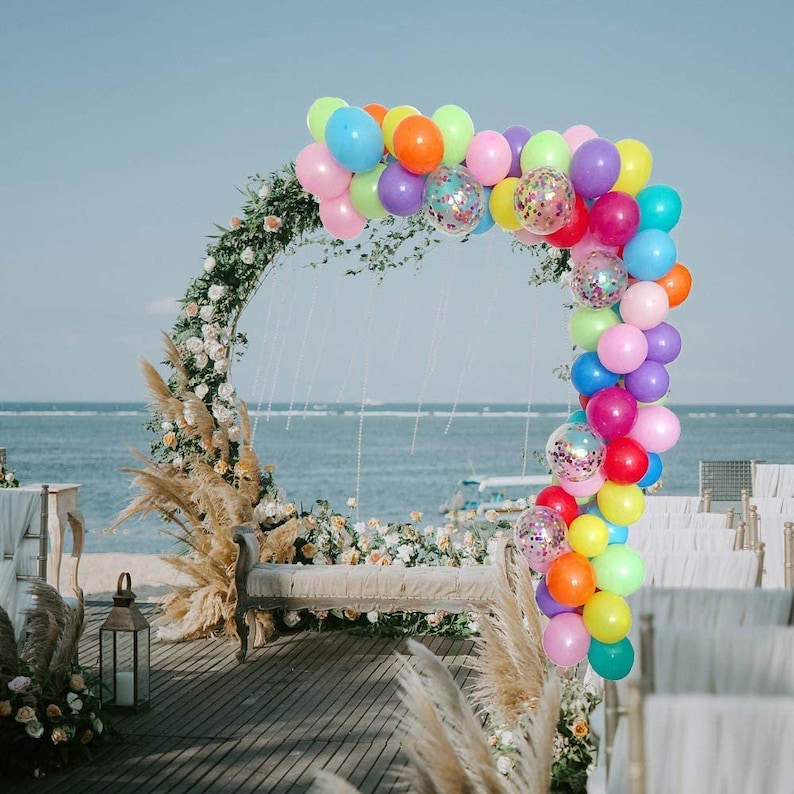 Create Your Own Colorful Balloon Garland ArchDIY Balloon Garland Arch KitChoose Your Own Color Balloon Garland