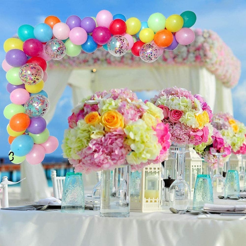 Create Your Own Colorful Balloon Garland ArchDIY Balloon Garland Arch KitChoose Your Own Color Balloon Garland