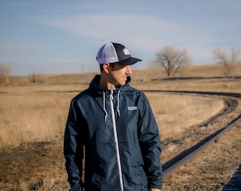 KEEGS Classic Windbreaker | Multiple Colors | Lightweight Windbreaker Jacket | Outdoors Brand Travel Jacket | Camping Gift for Him