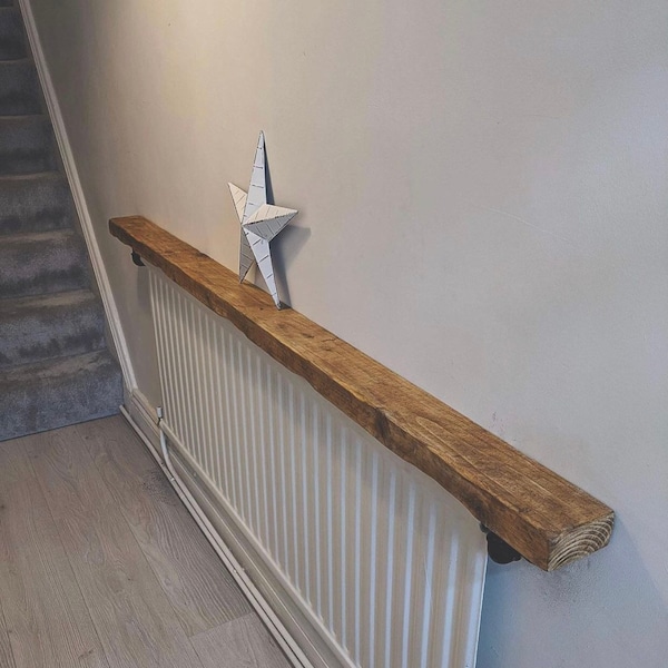 Radiator Shelf / Narrow chunky Entryway Radiator Shelf