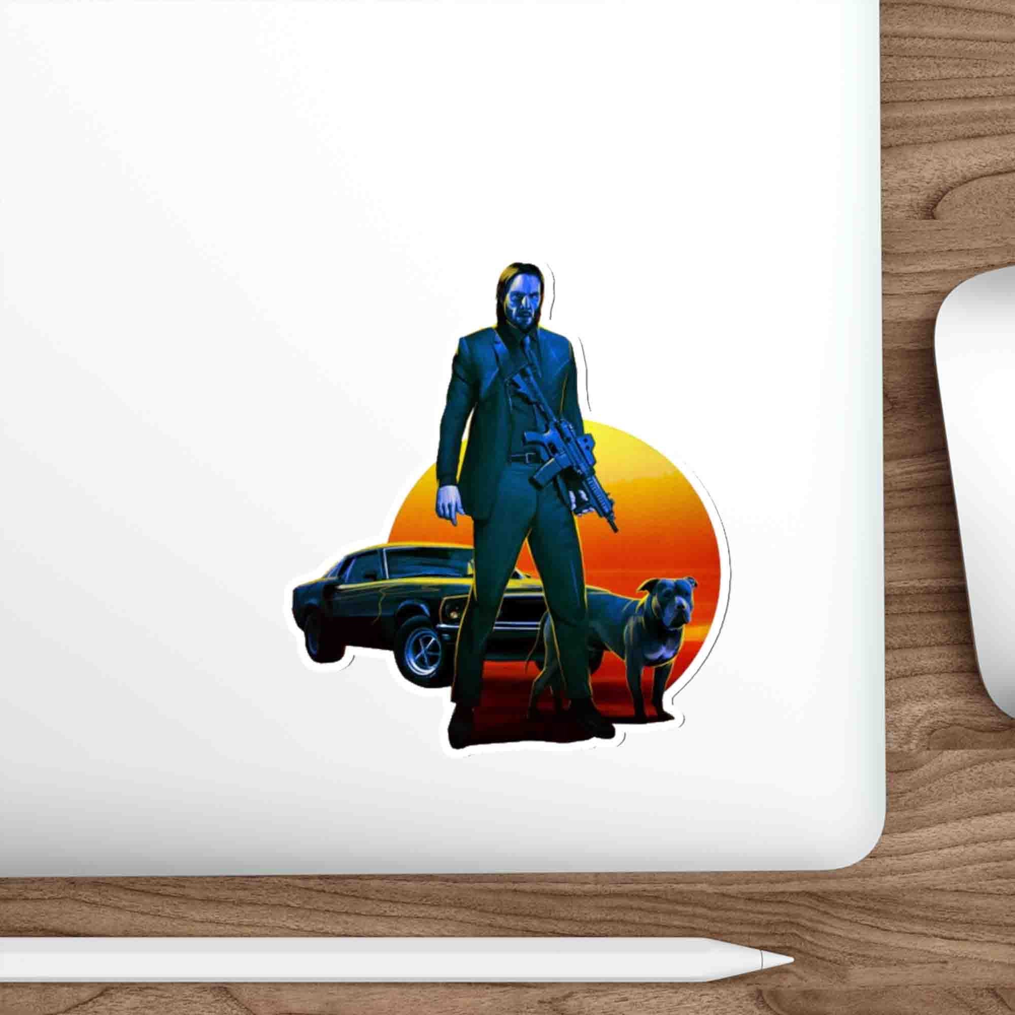 John Wick inspired Sticker Design / John Wick Sticker , John Wick Fans