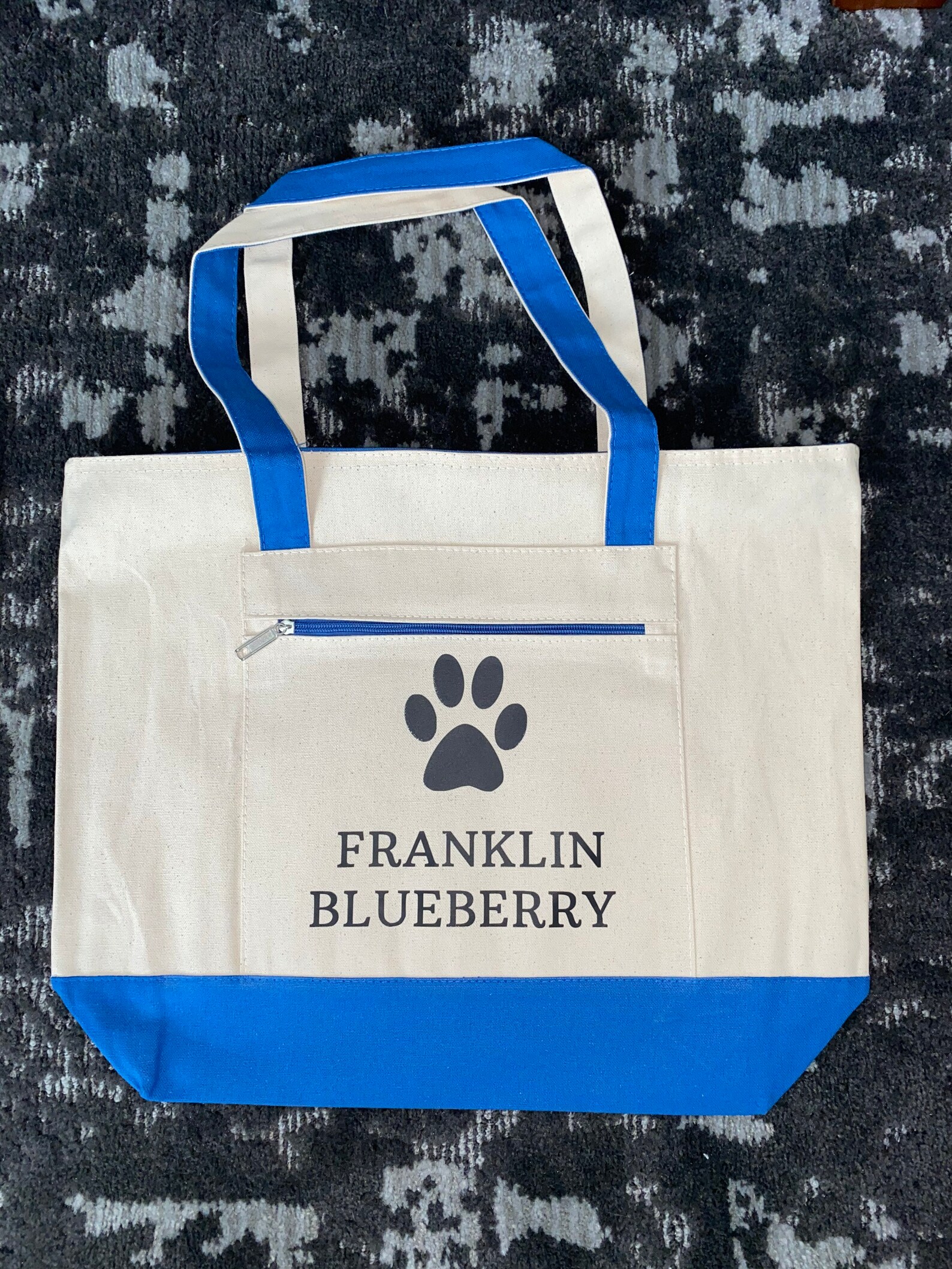 Custom Pet Tote Bag Custom Dog Gift Personalized Pet Bag Etsy